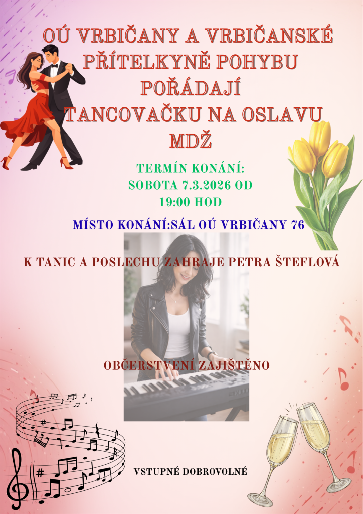 Pozvánka na&nbsp;oslavu MDŽ